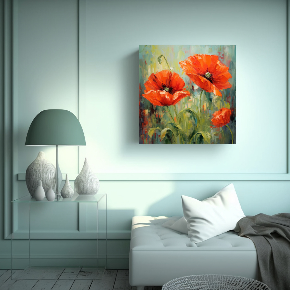 CUADRO DECORATIVO DE PARED: FORMACIÓN DE 60X60 CM - 2