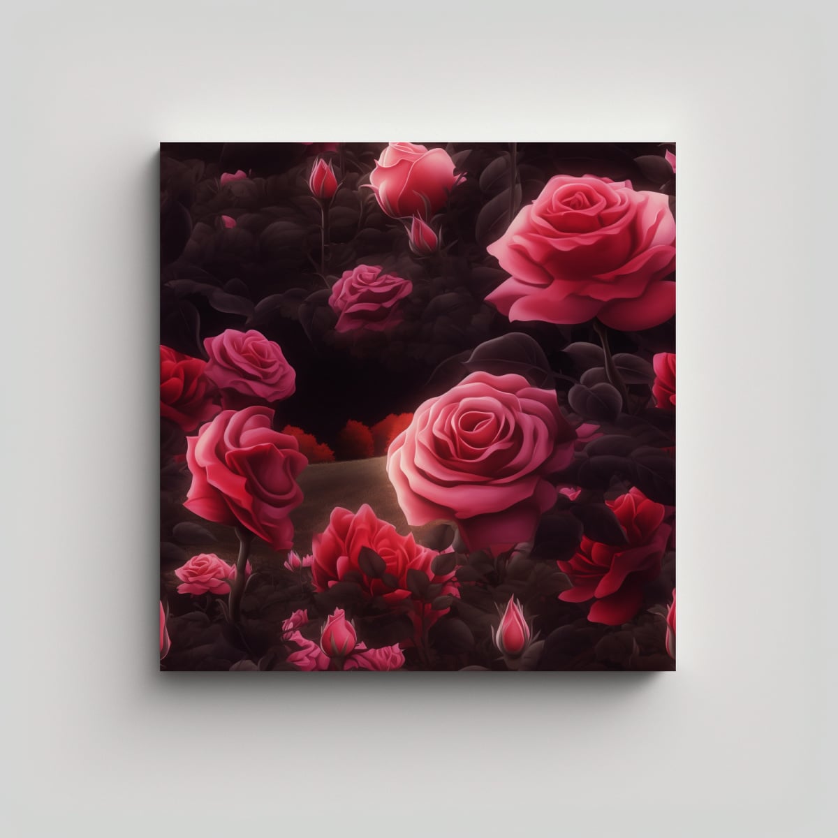 FOTOGRAFÍA FANTÁSTICA DE ROSA REALISTA CON 20X20 CM - 1
