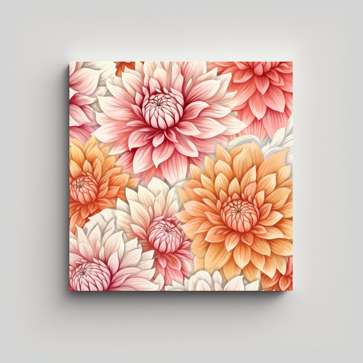 CUADROS DECORATIVOS ESTILO GALERÍA: PATRÓN 30X30 CM - 1