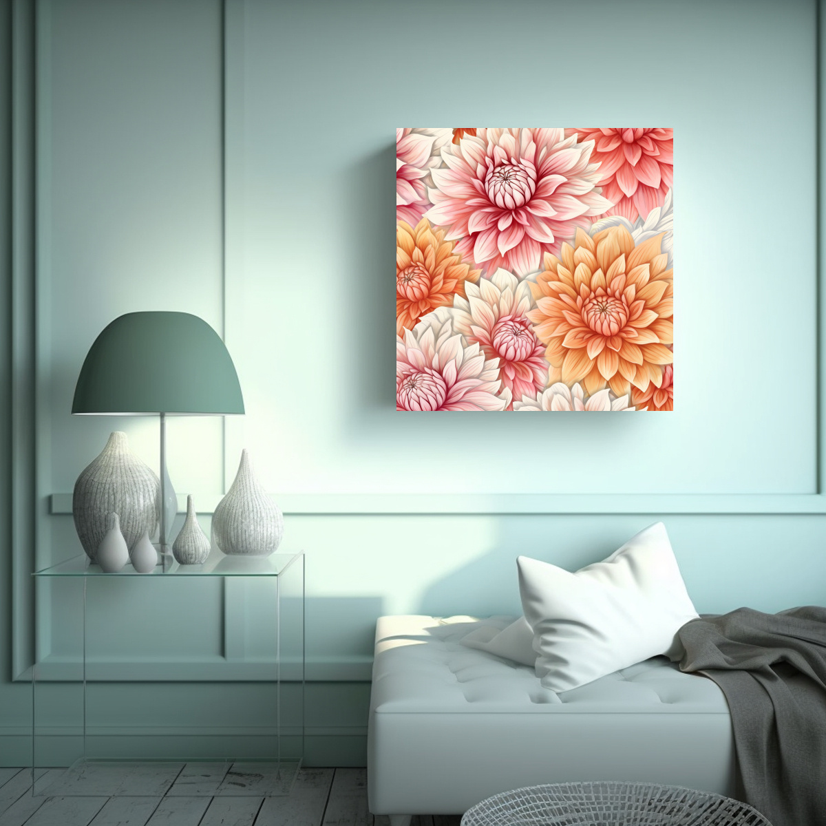 CUADROS DECORATIVOS ESTILO GALERÍA: PATRÓN 30X30 CM - 2