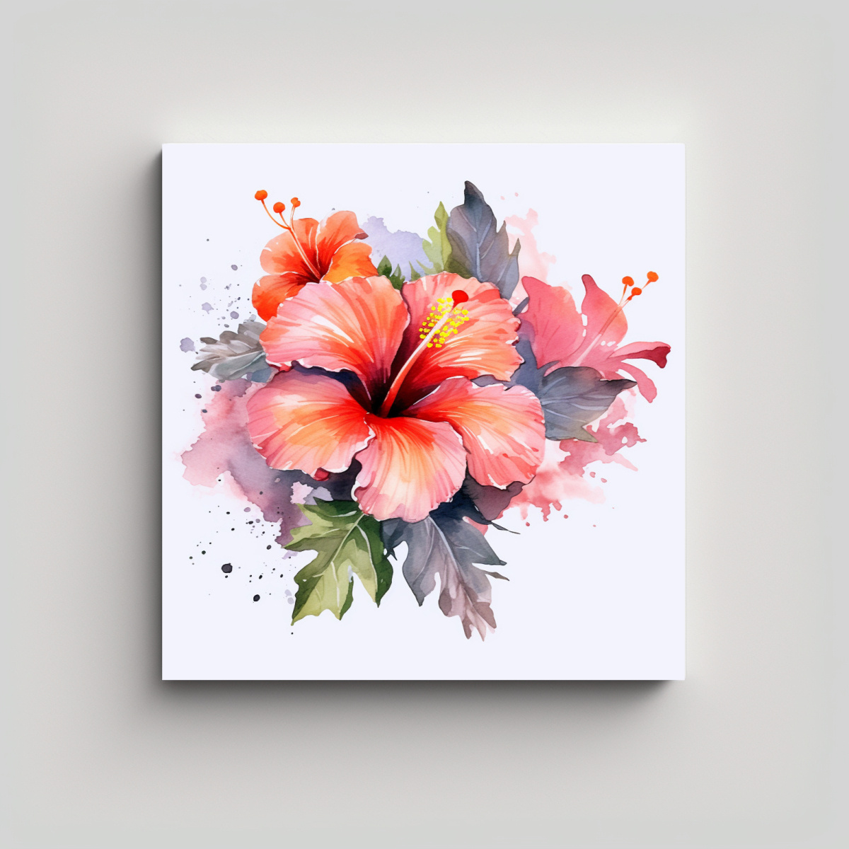 INSPIRACIÓN HABITACIÓN: TELA EN BASTIDOR CON 70X70 CM - 1