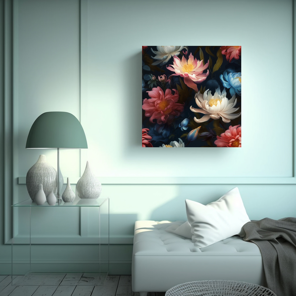EXPOSICIÓN HYPER-REALISTA: FLORES DETALLADAS EN 80X80 CM - 2