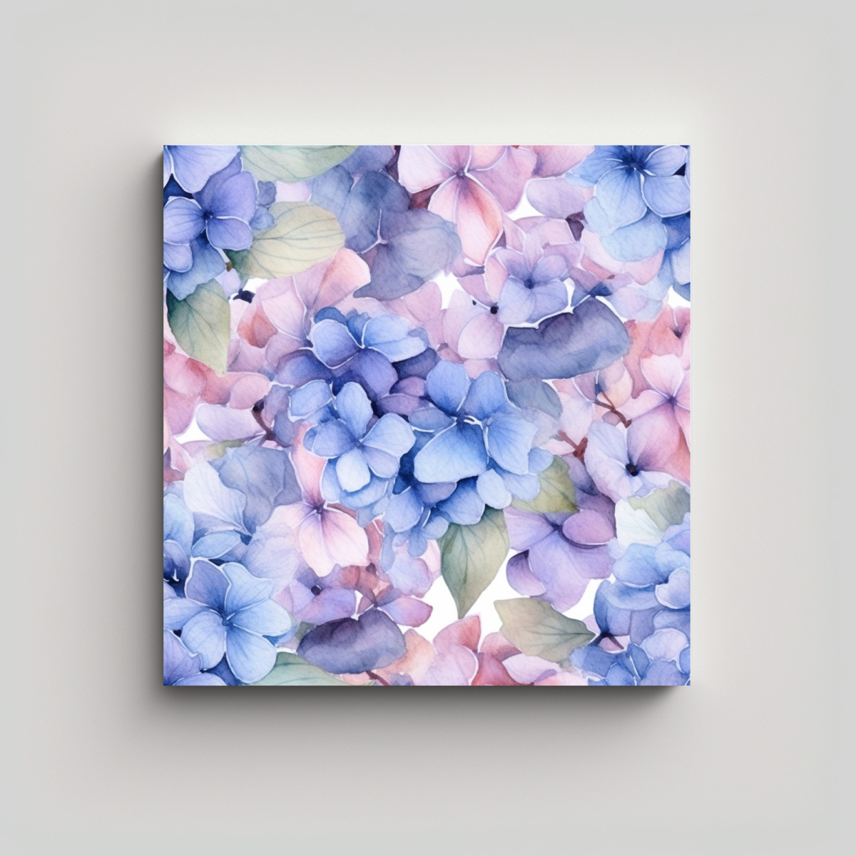 CUADRO DECORATIVO HYDRANGEA MACROPHYLLA: CONCEPTO 50X50 CM - 1