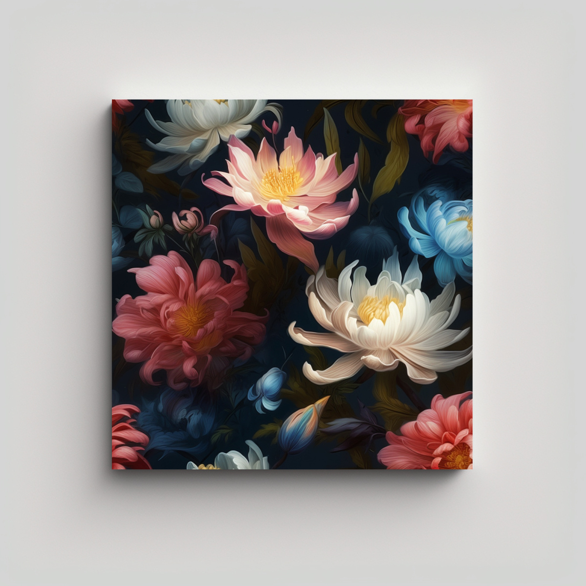EXPOSICIÓN HYPER-REALISTA: FLORES DETALLADAS EN 90X90 CM - 1