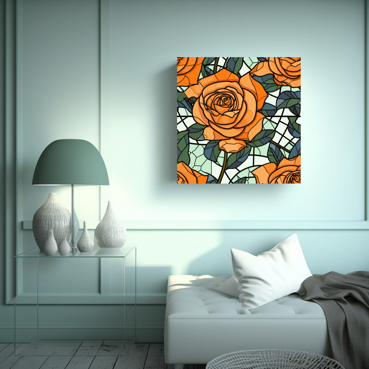 ARTE INSPIRADOR: COMPOSICIÓN DINÁMICA DE 60X60 CM - 2