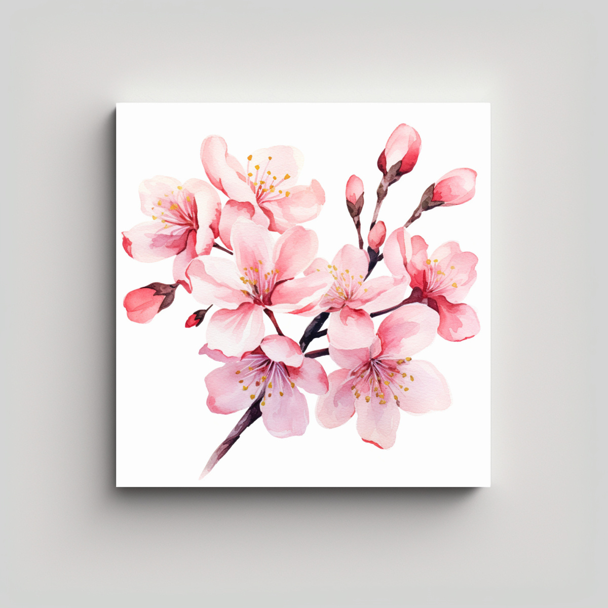 ARTE VANGUARDISTA EN ACUARELA: KENINE BLOSSOM 70X70 CM - 1