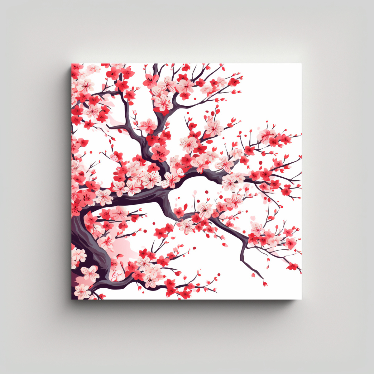OBRA MAESTRA DE ARTE INSPIRACIÓN: SAKURA EN CEL 100X100 CM - 1