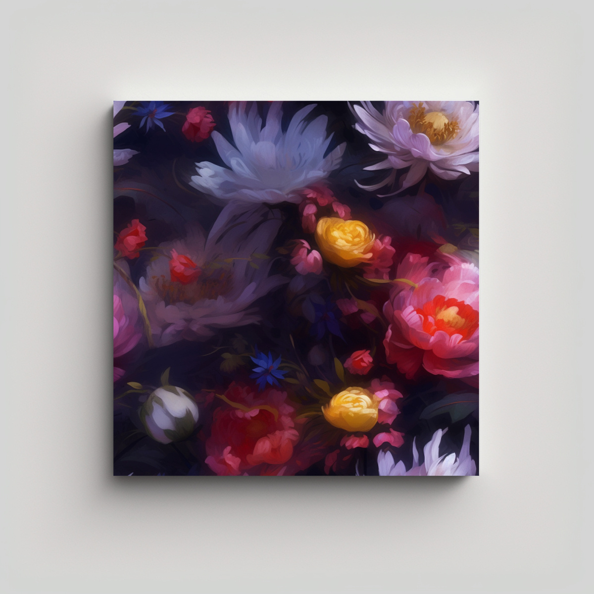 CUADROS DECORATIVOS HYPER-REALISTAS: FLORES Y 30X30 CM - 1