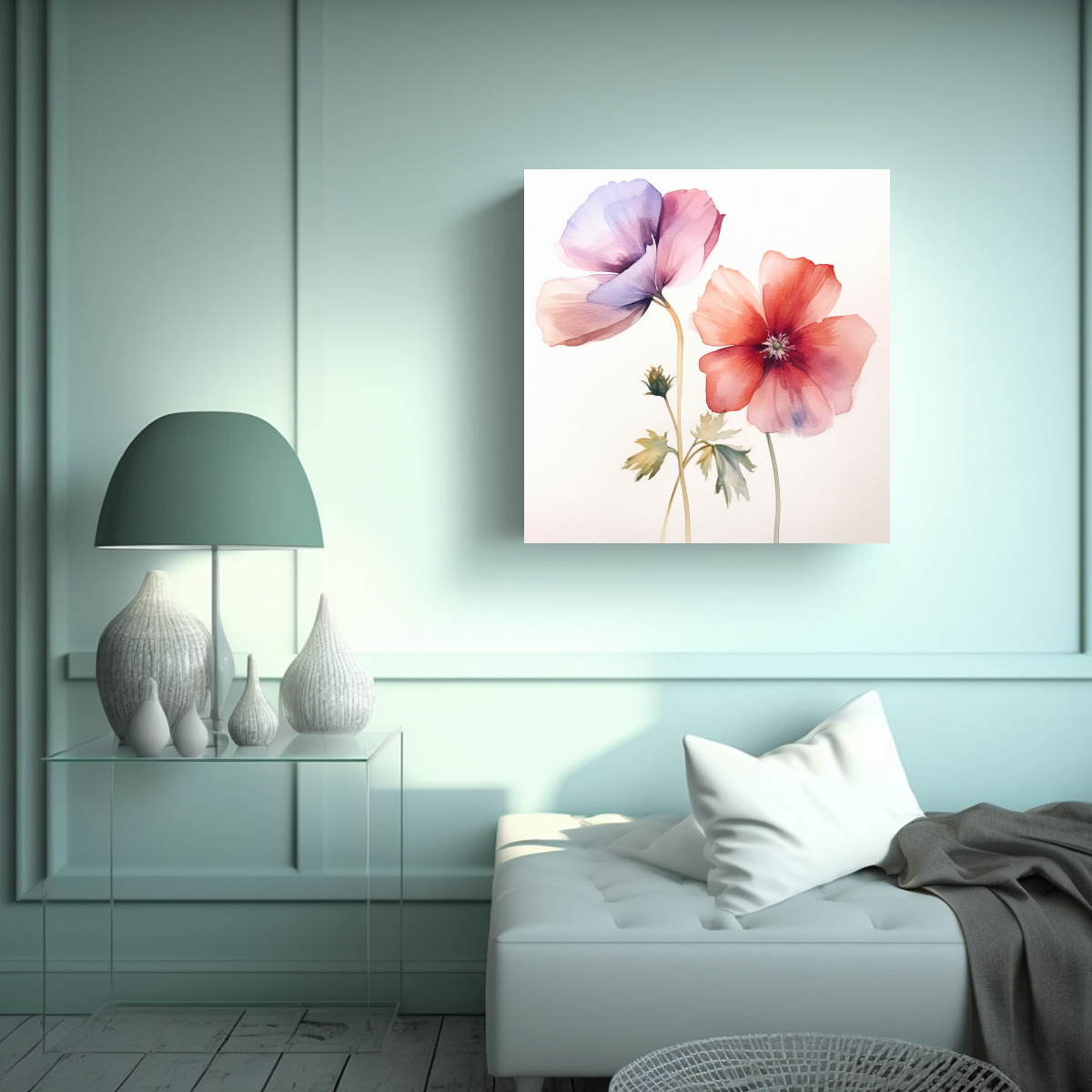 CUADROS DECORATIVOS ARTE MODERNO: FANTASÍA 80X80 CM - 2