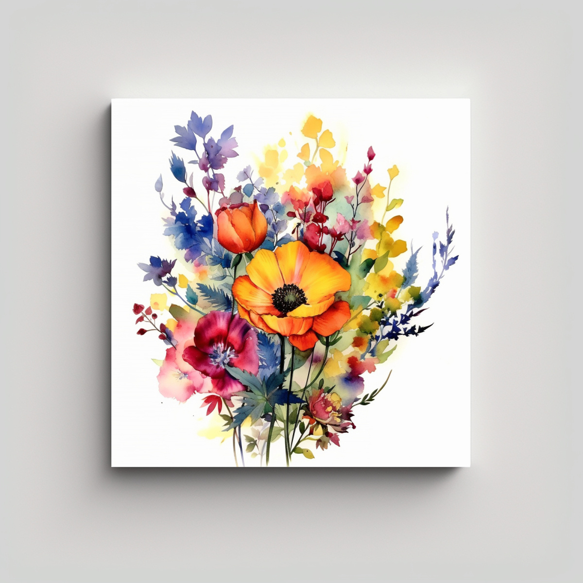 ABSTRACTO FANTASIA Y META SINGLE: CUADROS 80X80 CM - 1