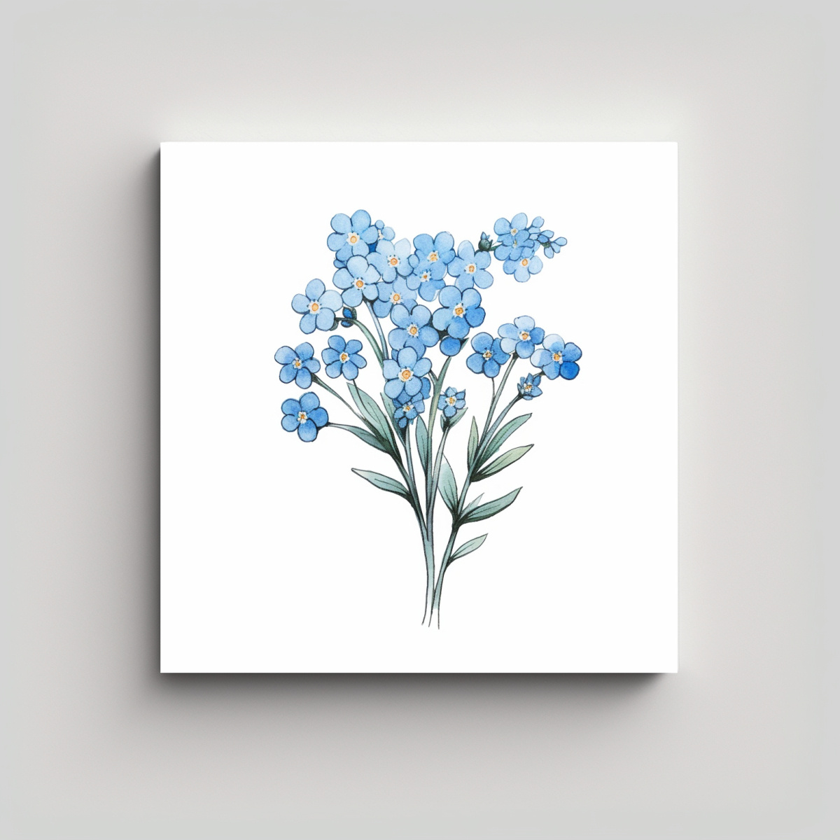 CUADROS DECORATIVOS DE BAÑO CON HERMOSOS CLIPART 90X90 CM - 1