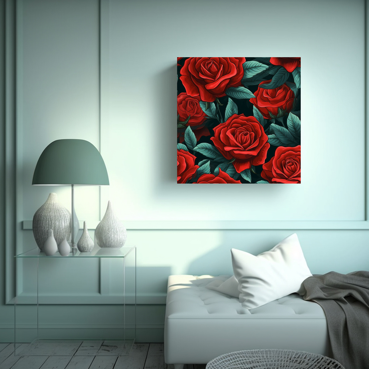 CUADRO DECORATIVO AMBIENTE EXPRESIÓN: LIENZO DE 60X60 CM - 2