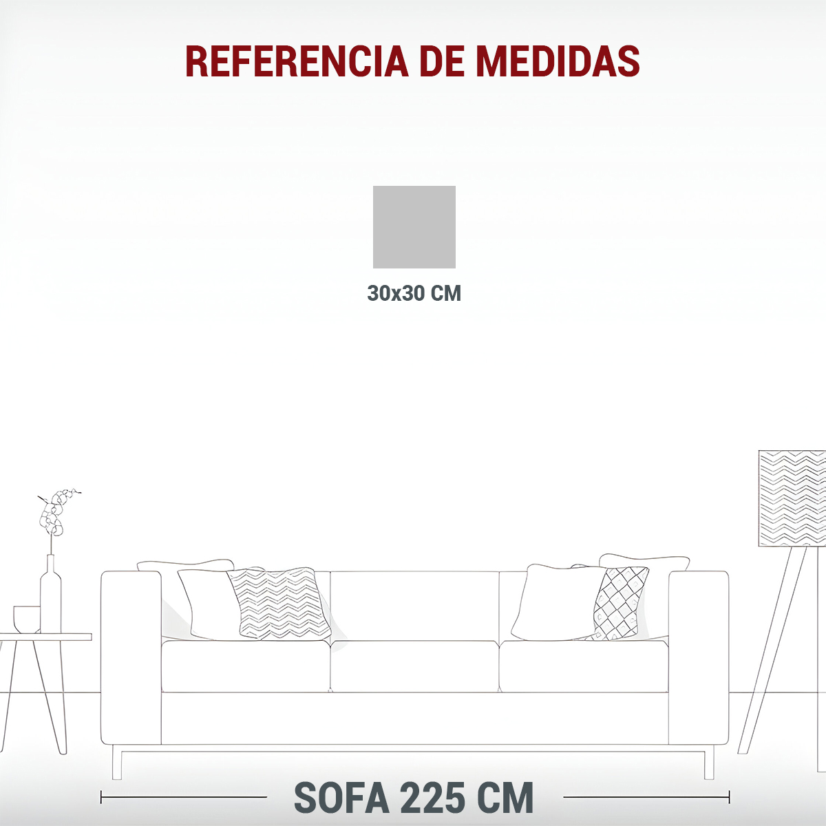 ELEGANTE CUADRO DE ACUARELA DE HIBISCUS TROPICAL 30X30 CM - 3