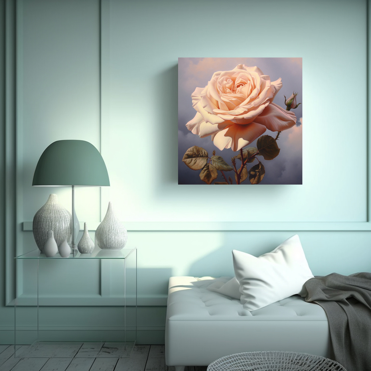 CONCEPTO EQUILIBRIO VISUAL: TELA EN BASTIDOR CON 60X60 CM - 2