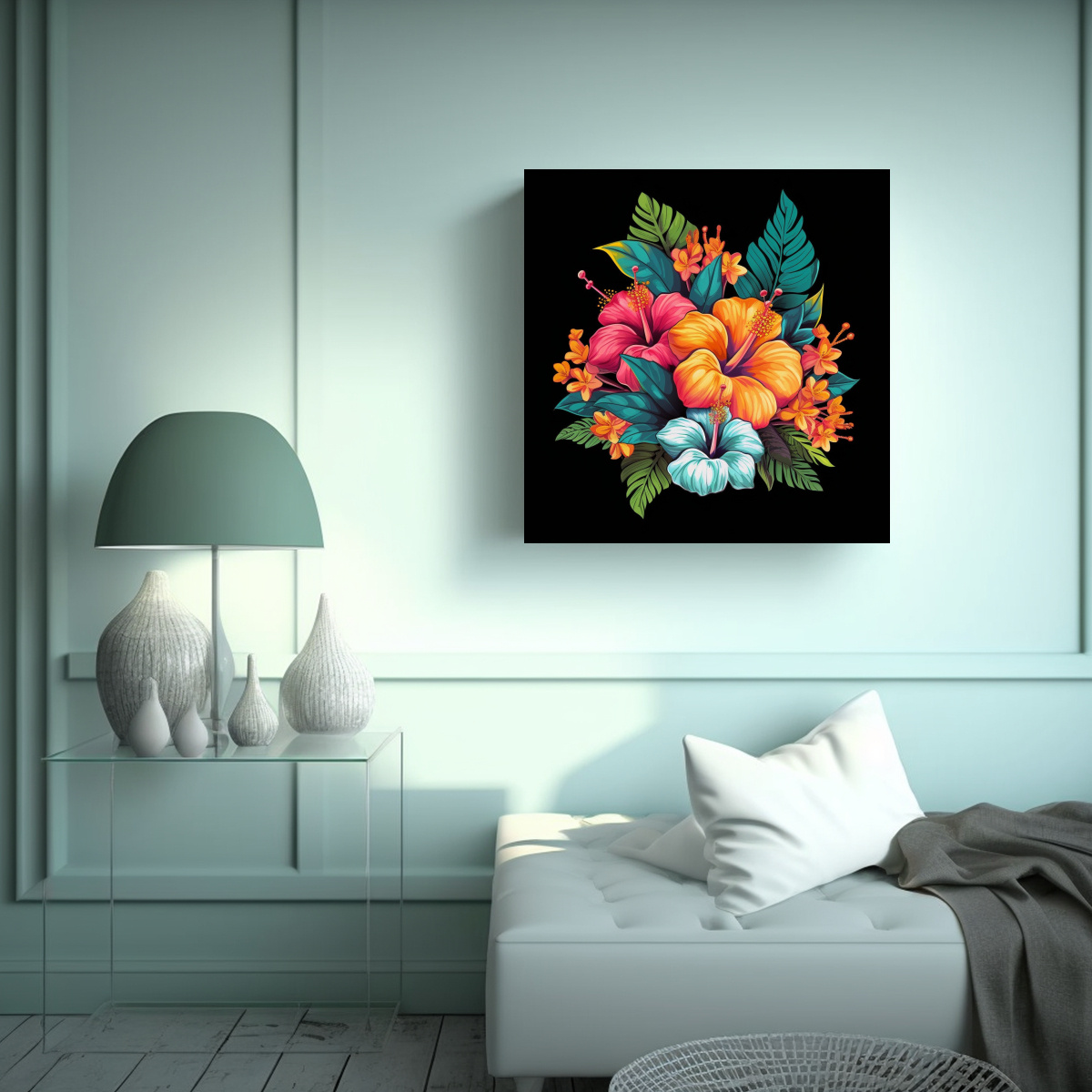 CUADROS DECORATIVOS CANVA ESTÉTICOS CON DISEÑO 80X80 CM - 2
