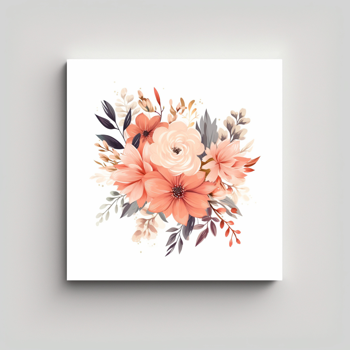 DISEÑO DE INSPIRACIÓN FLORAL: COMPOSICIÓN DE 100X100 CM - 1