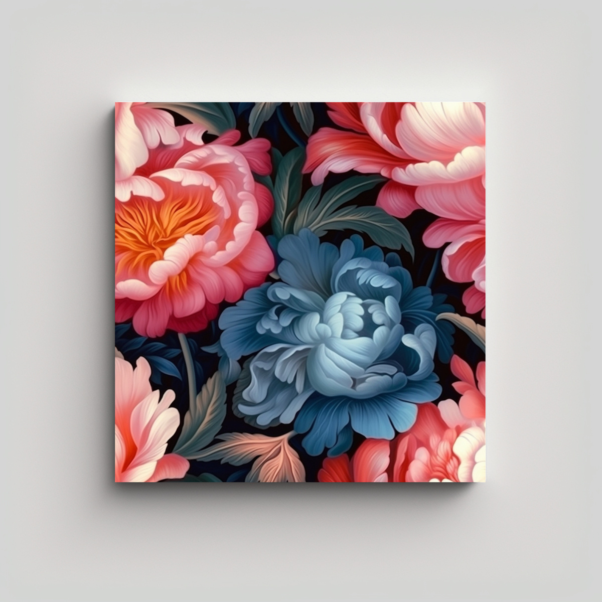 ARMONÍA DE COLORES: CUADRO DECORATIVO CON 40X40 CM - 1