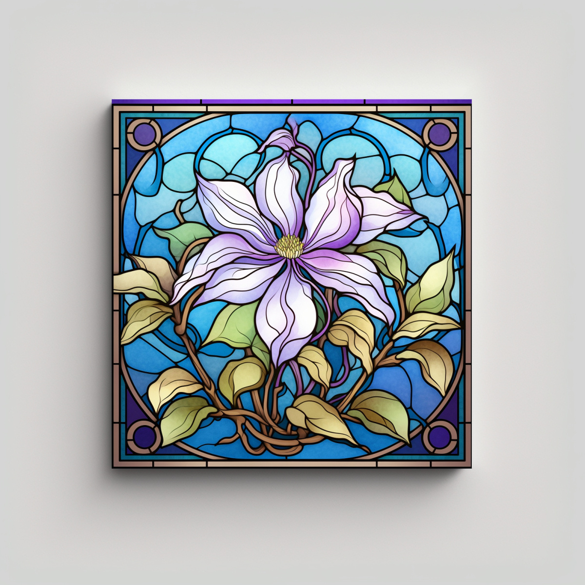 CUADRO DECORATIVO DE COCINA ESTILO TATUAJE DE 30X30 CM - 1