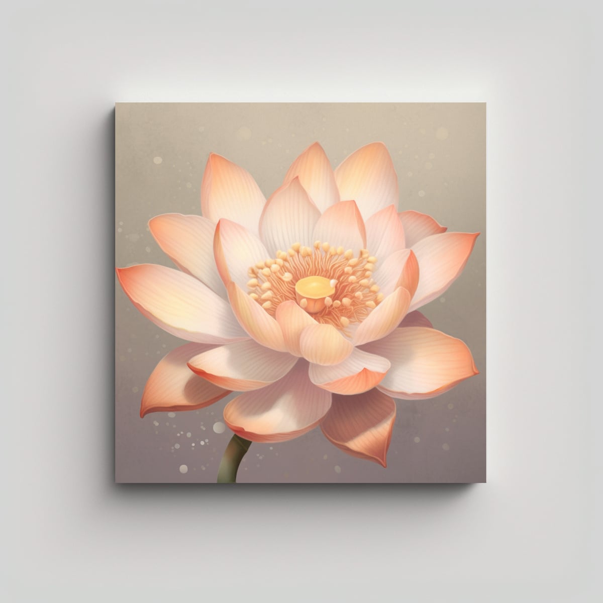 ILUSTRACIÓN ALTA RESOLUCIÓN: CANVA MINIMALISTA 100X100 CM - 1