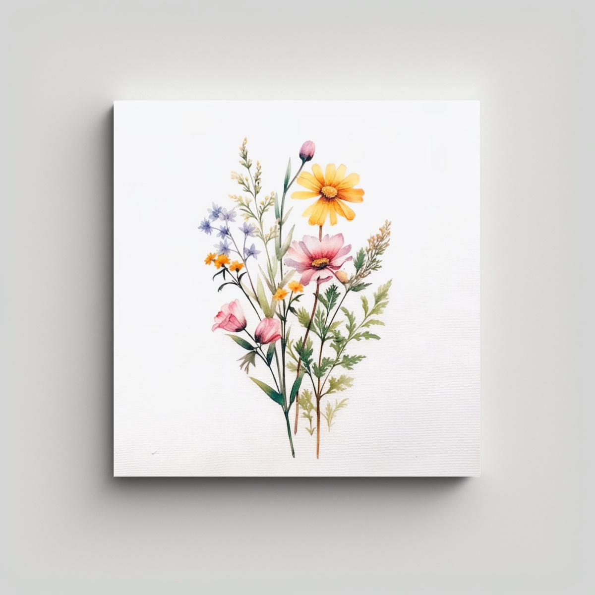 CUADRO DECORATIVO CANVA: WILDFLOWER BUNDLE EN 30X30 CM - 1