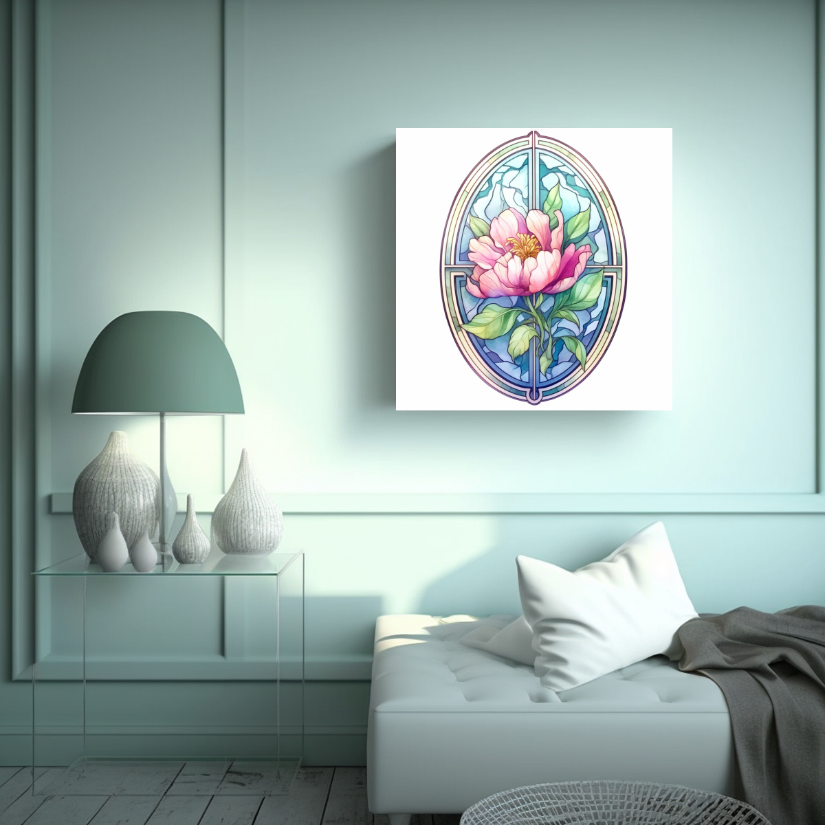 CUADRO DECORATIVO DE ALTA CALIDAD CON CLIPART 70X70 CM - 2