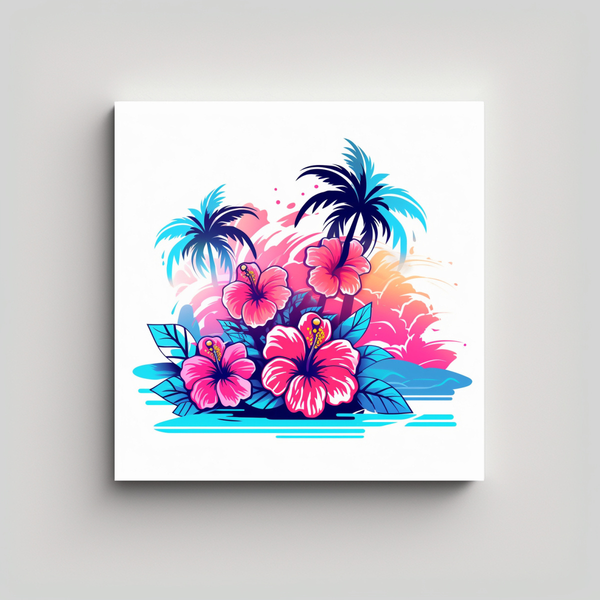 CUADRO MODERNO CON DISEÑO SIMPLE DE NATURALEZA 60X60 CM - 1