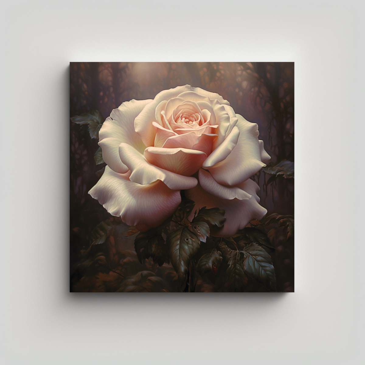 CUADROS DECORATIVOS DE ROSAS EN FLOR: ARTE 30X30 CM - 1