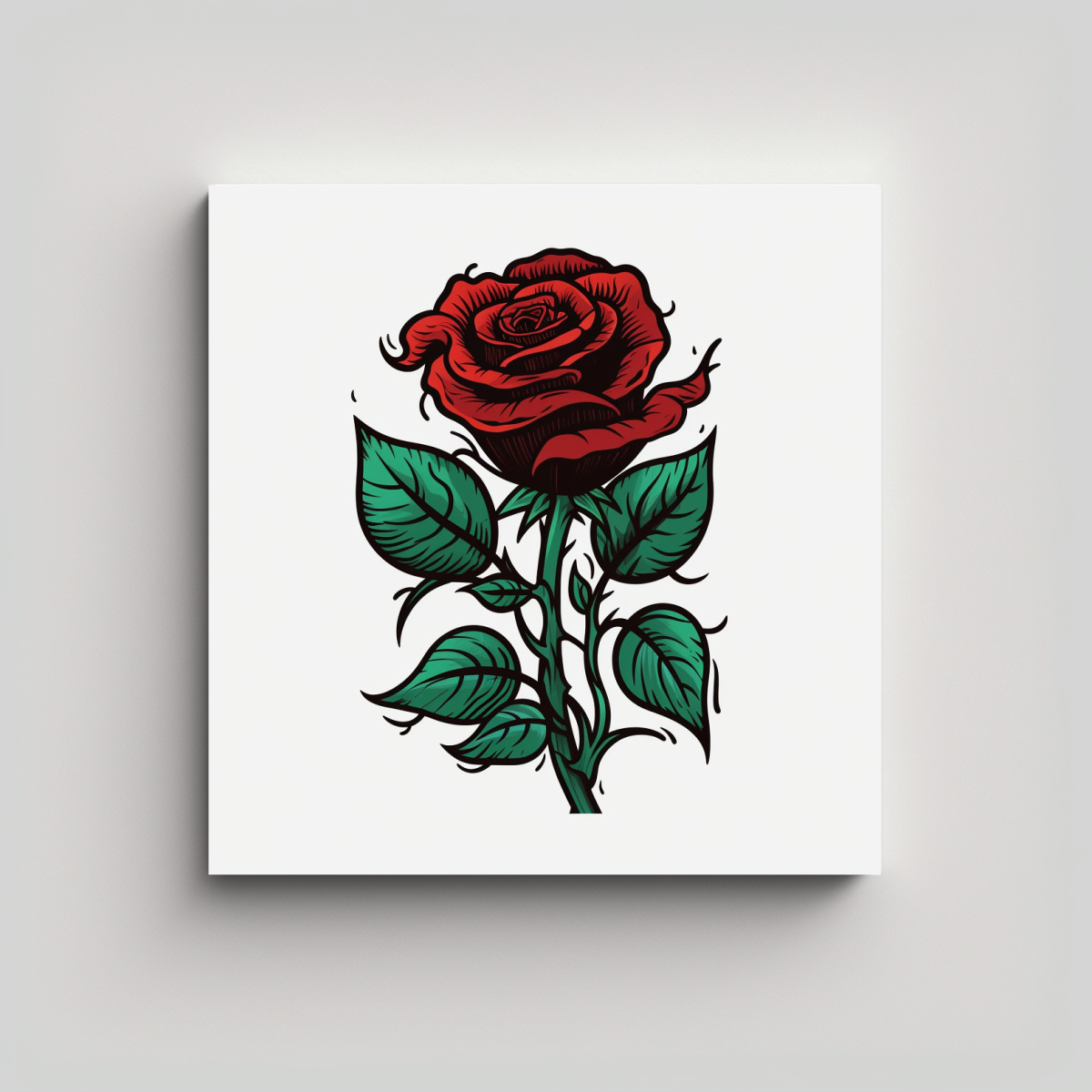DISEÑO DE CAMISETA ARTE LINEAL CON FONDO 70X70 CM - 1