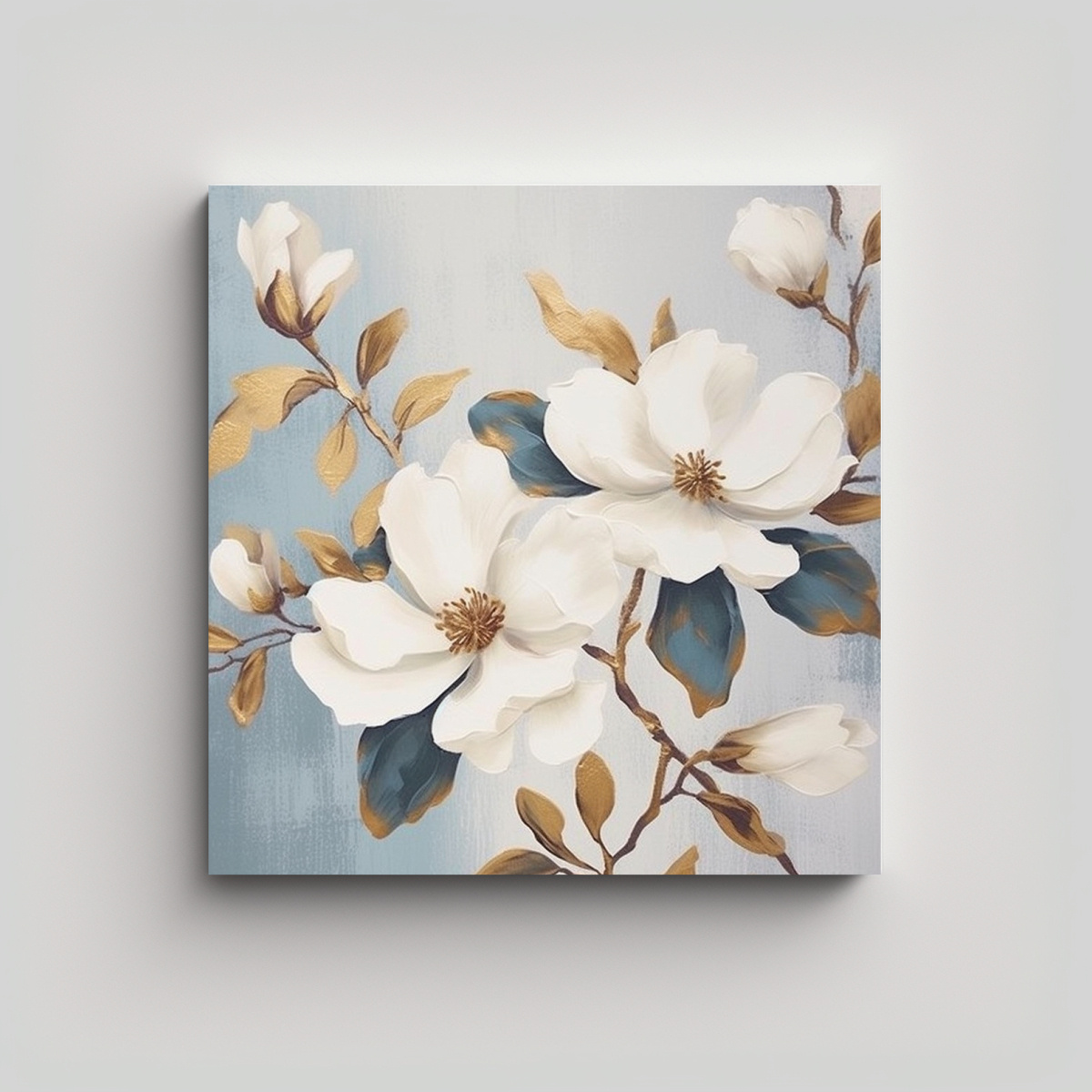 INSPIRACIÓN FLORAL: CUADRO DECORATIVO PARA SALA 20X20 CM - 1