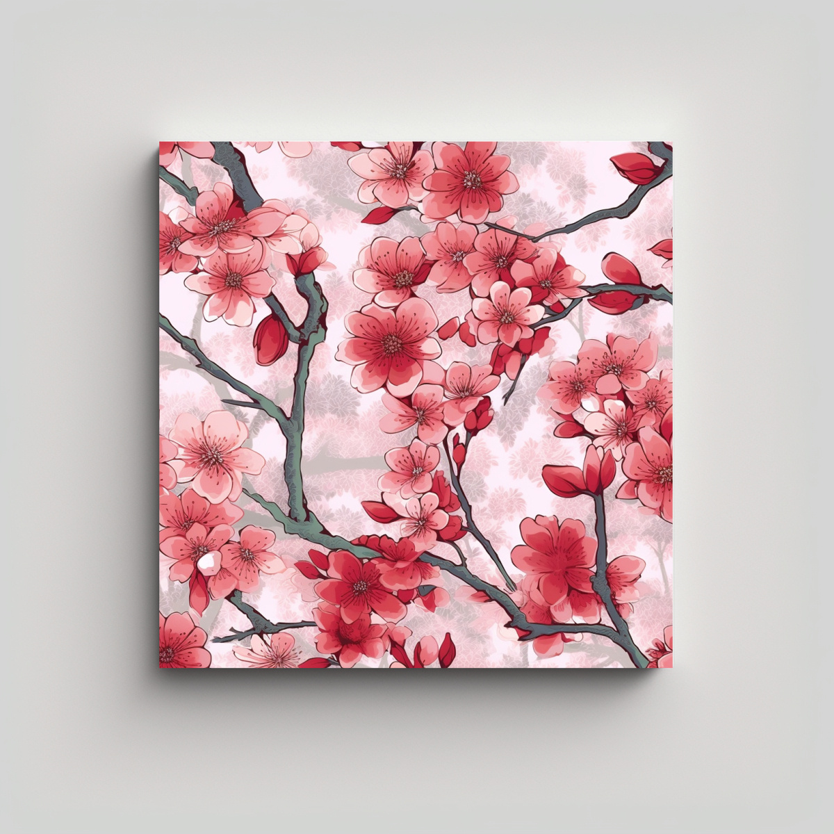 VITALIDAD EN ARTE: CUADRO DECORATIVO ESTILO 90X90 CM - 1