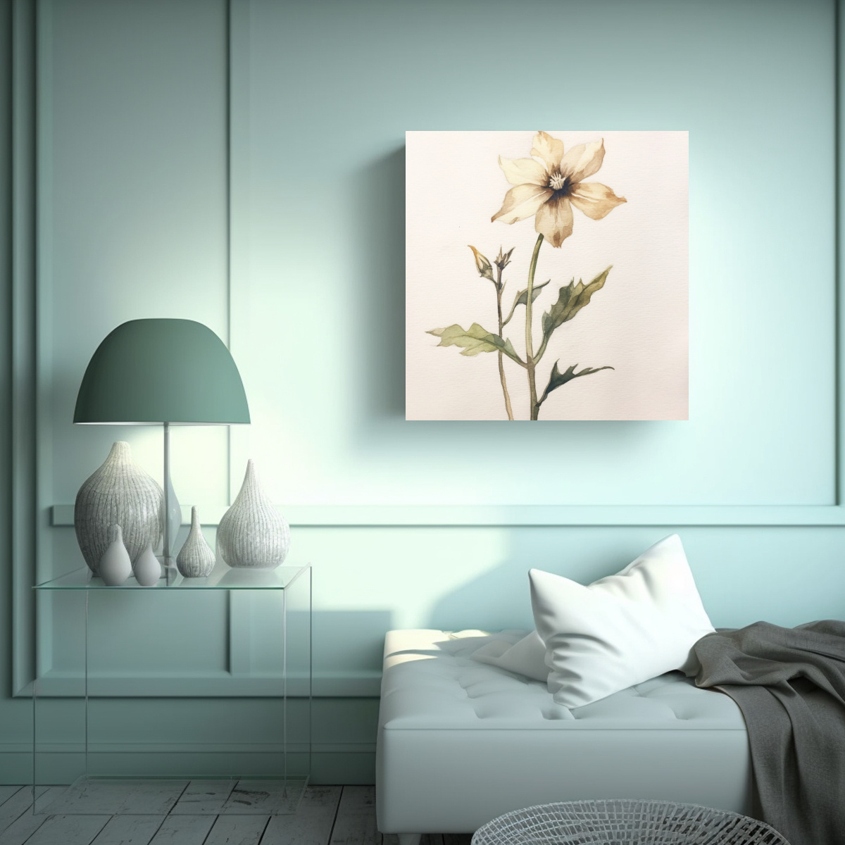 ESTÉTICA INTENSA: LIENZO DE WILDFLOWER EN 90X90 CM - 2