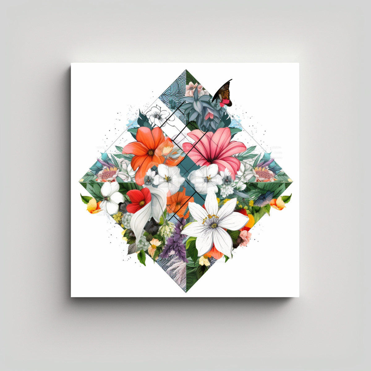 DISEÑO CLÁSICO DE ARTE DE PARED Y JARDÍN 40X40 CM - 1