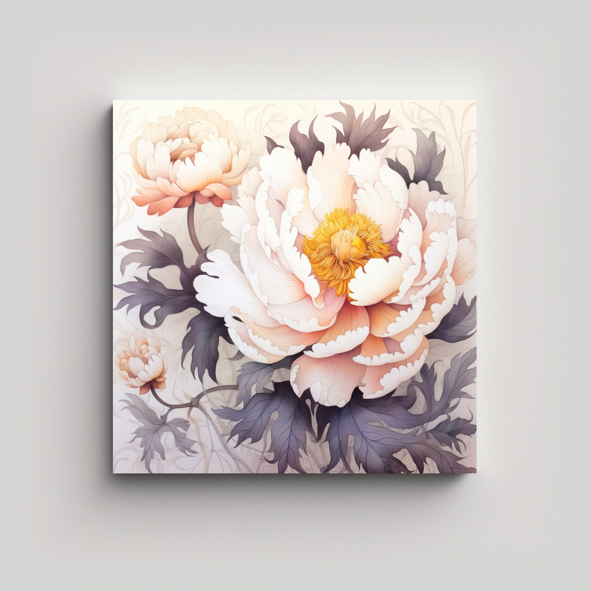 ARMONÍA CROMÁTICA: CANVA ESTILO GALERÍA CON 100X100 CM - 1