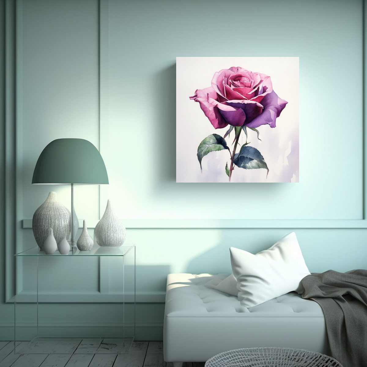 OBRA MAESTRA DE ARTISTA LA FE: CUADRO DECORATIVO 80X80 CM - 2