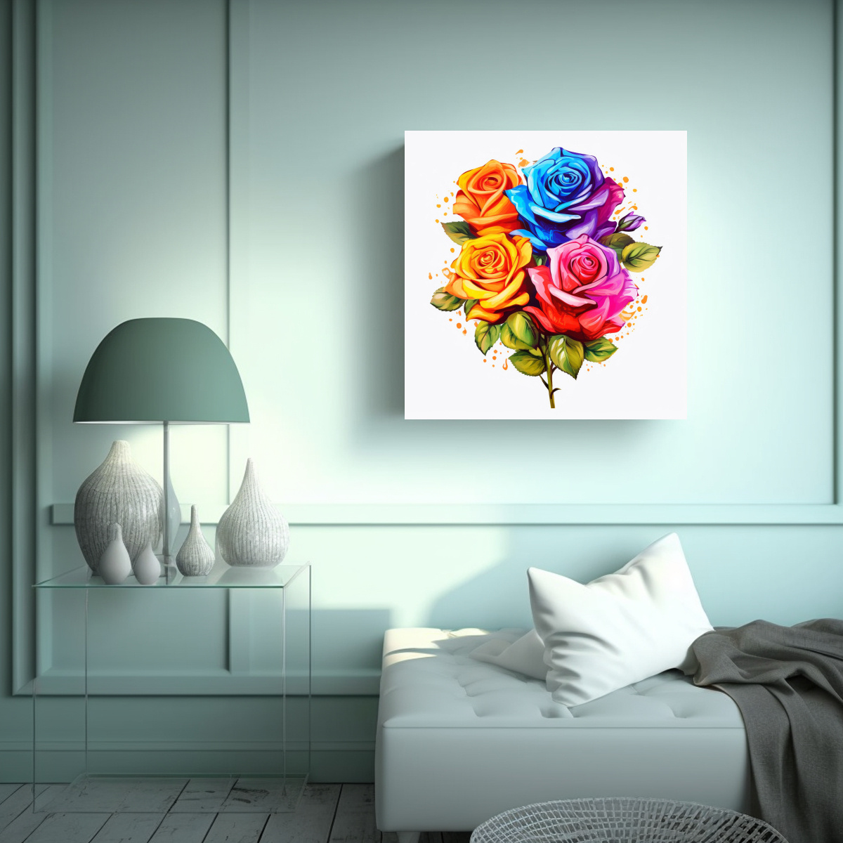 CUADRO DECORATIVO 4K HD: COMPOSICIÓN DE 90X90 CM - 2