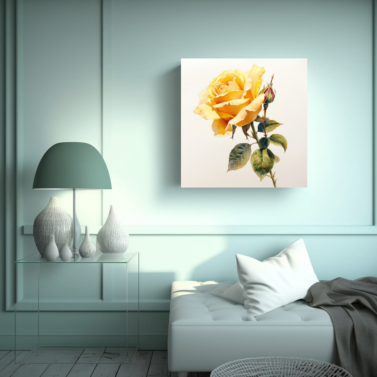 OBRA MAESTRA VINTAGE DE LA FE: TELA EN BASTIDOR 70X70 CM - 2