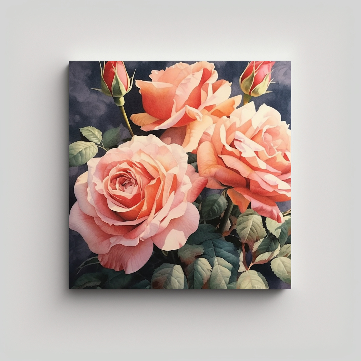 ARMONÍA DE COLORES EN CUADROS DECORATIVOS DE 70X70 CM - 1
