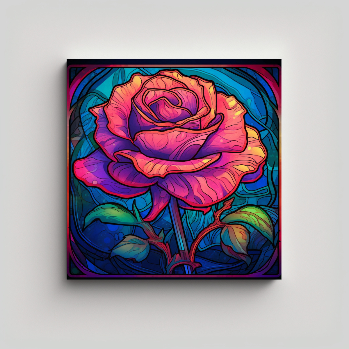 SUBLIMACIÓN CROMÁTICA EN LIENZO: ARTE NOUVEAU Y 50X50 CM - 1