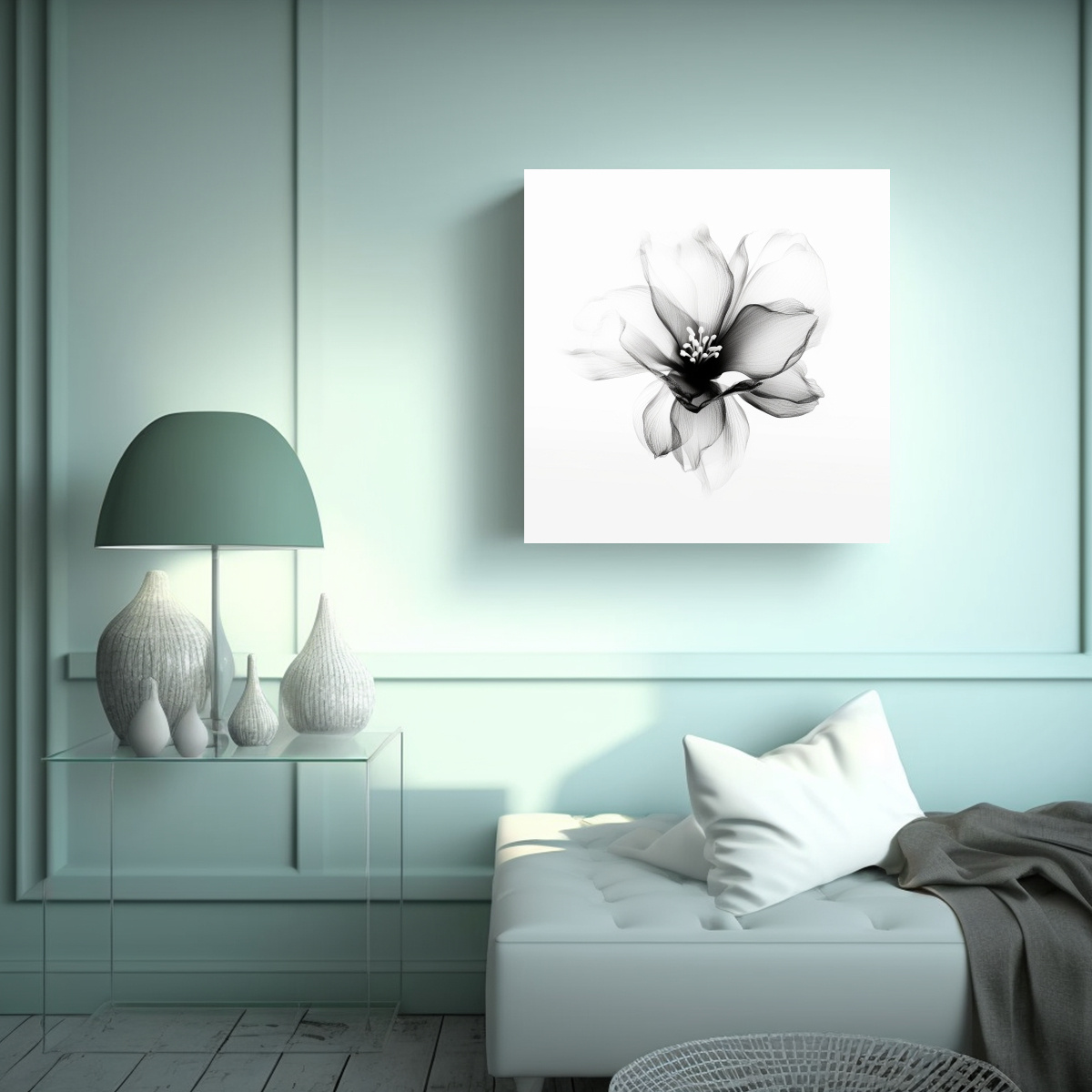 CUADRO ENIGMÁTICO: COMPOSICIÓN ESPECTACULAR DE 90X90 CM - 2