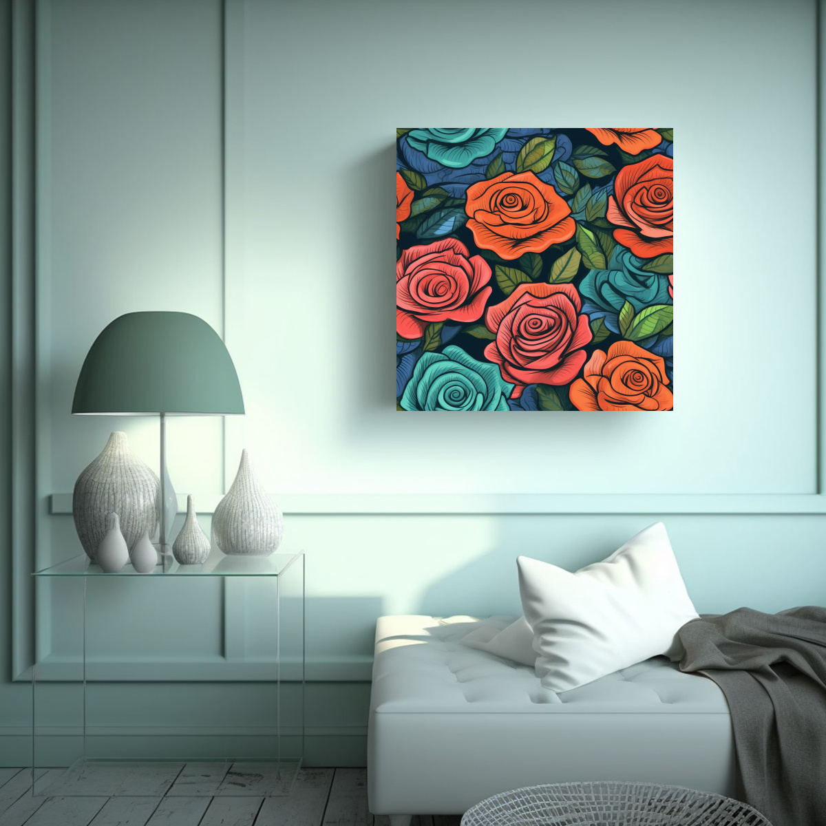 FOTOGRAFÍA DE COMPOSICIÓN CON INTRINCADAS 100X100 CM - 2