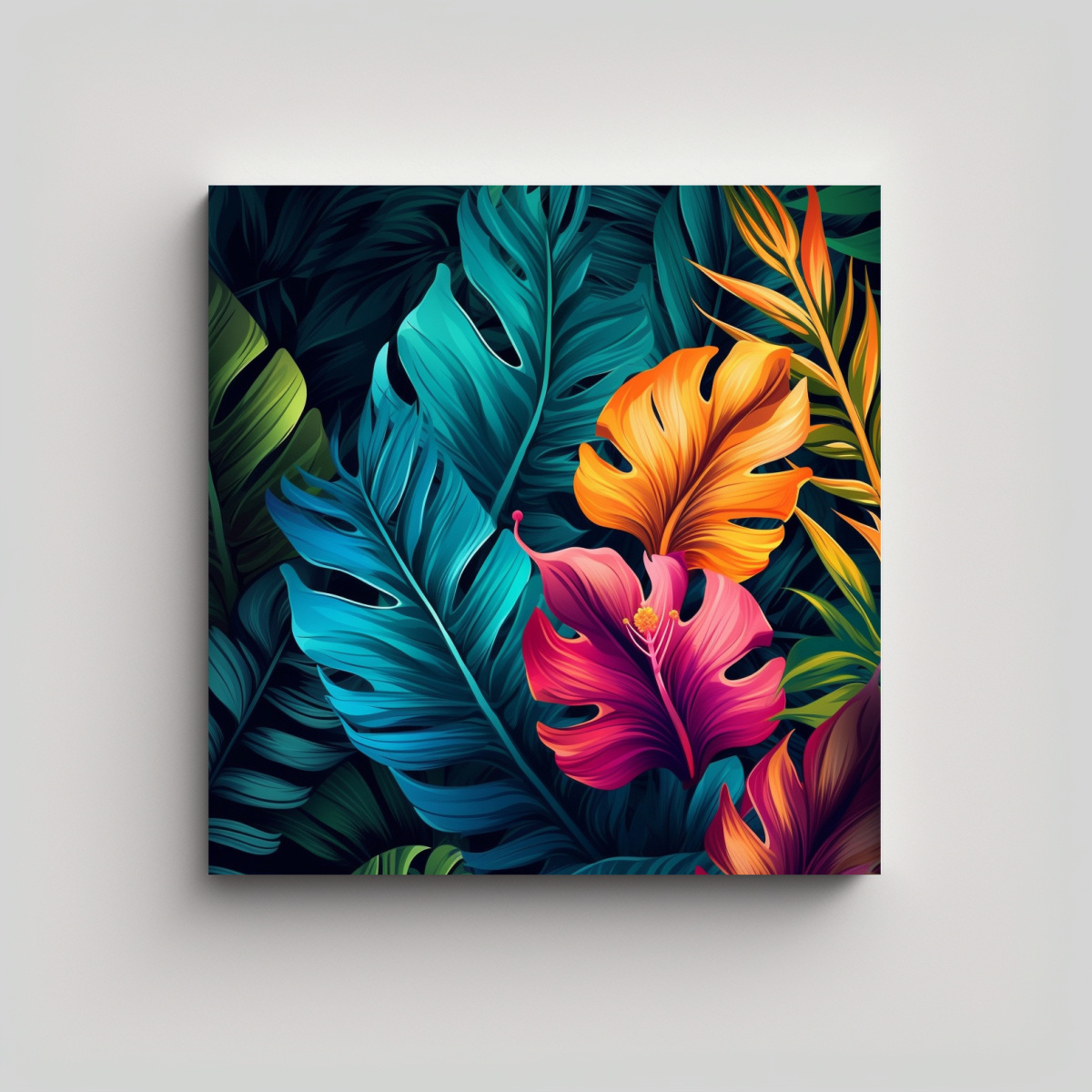 COMPOSICIÓN DE ARTE DE PARED AI: PATRONES 40X40 CM - 1