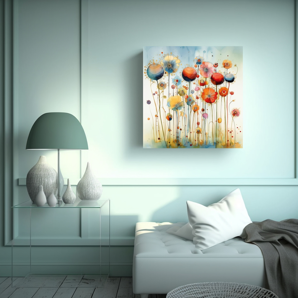 COMPOSICIÓN DE FOTOGRAFÍA ORIGINAL EN ESTILO 70X70 CM - 2