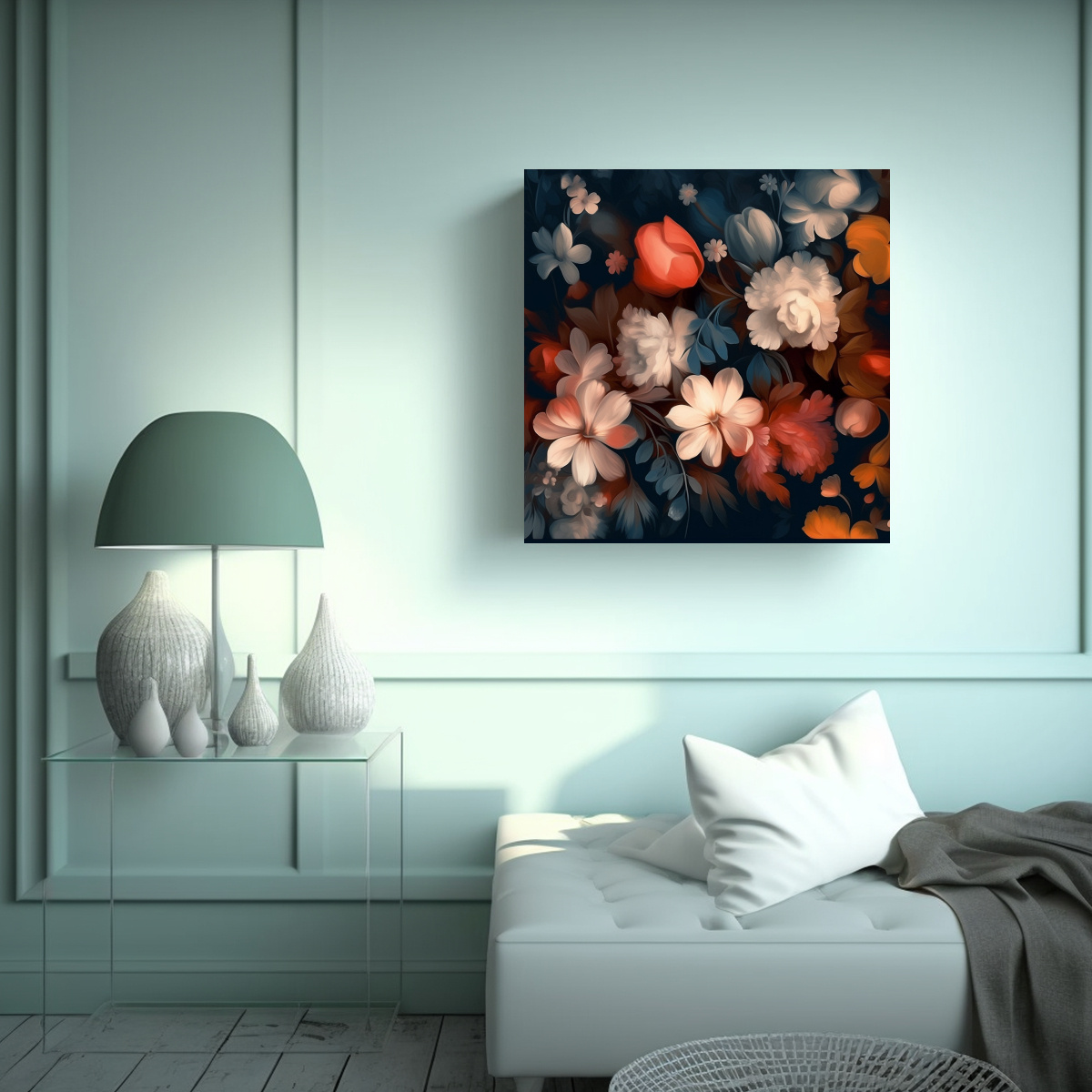 TEXTURA EXPRESIVA EN LIENZO: PUZZLE DE PATRÓN 100X100 CM - 2