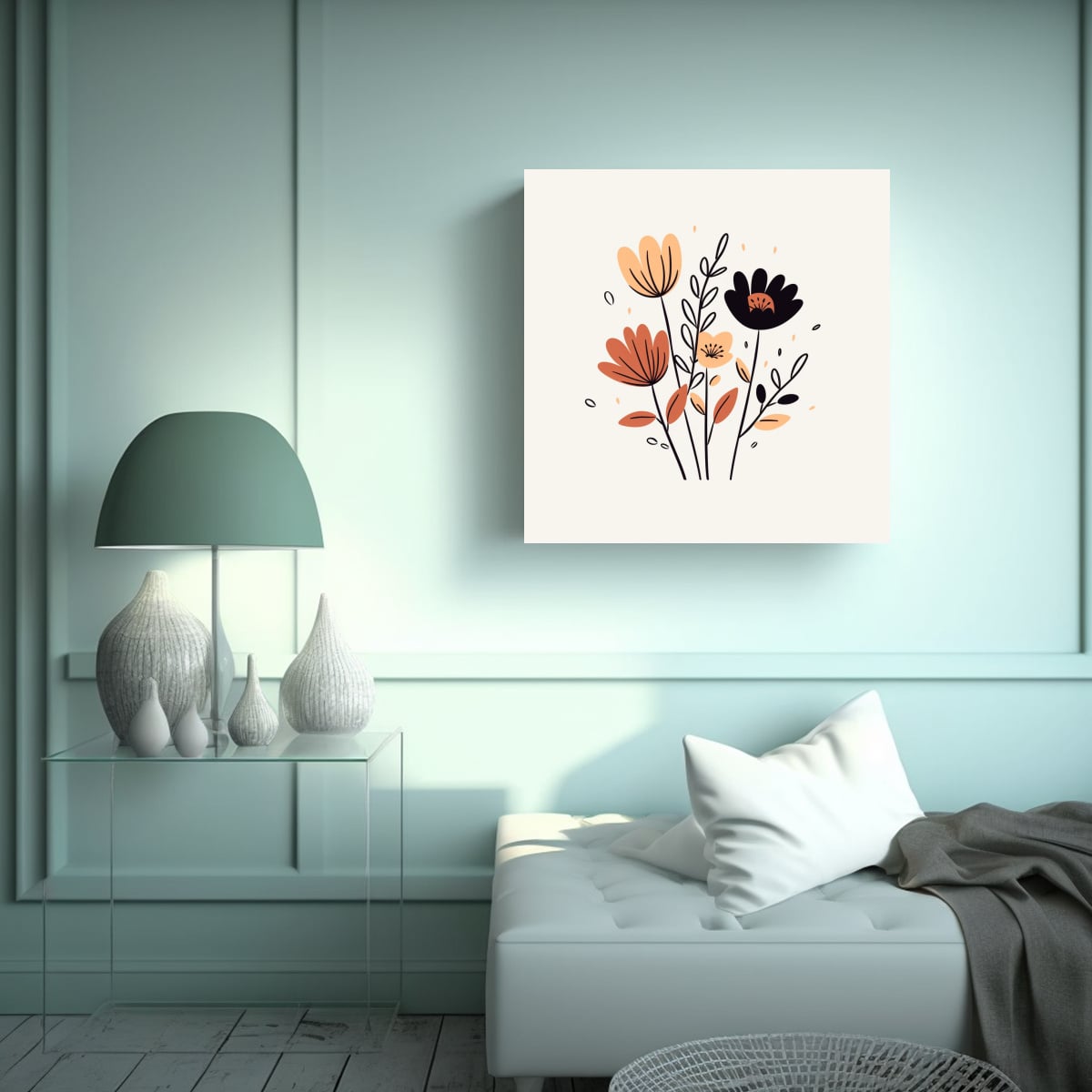 CUADROS DECORATIVOS VANGUARDIA SURREALISTA: 70X70 CM - 2