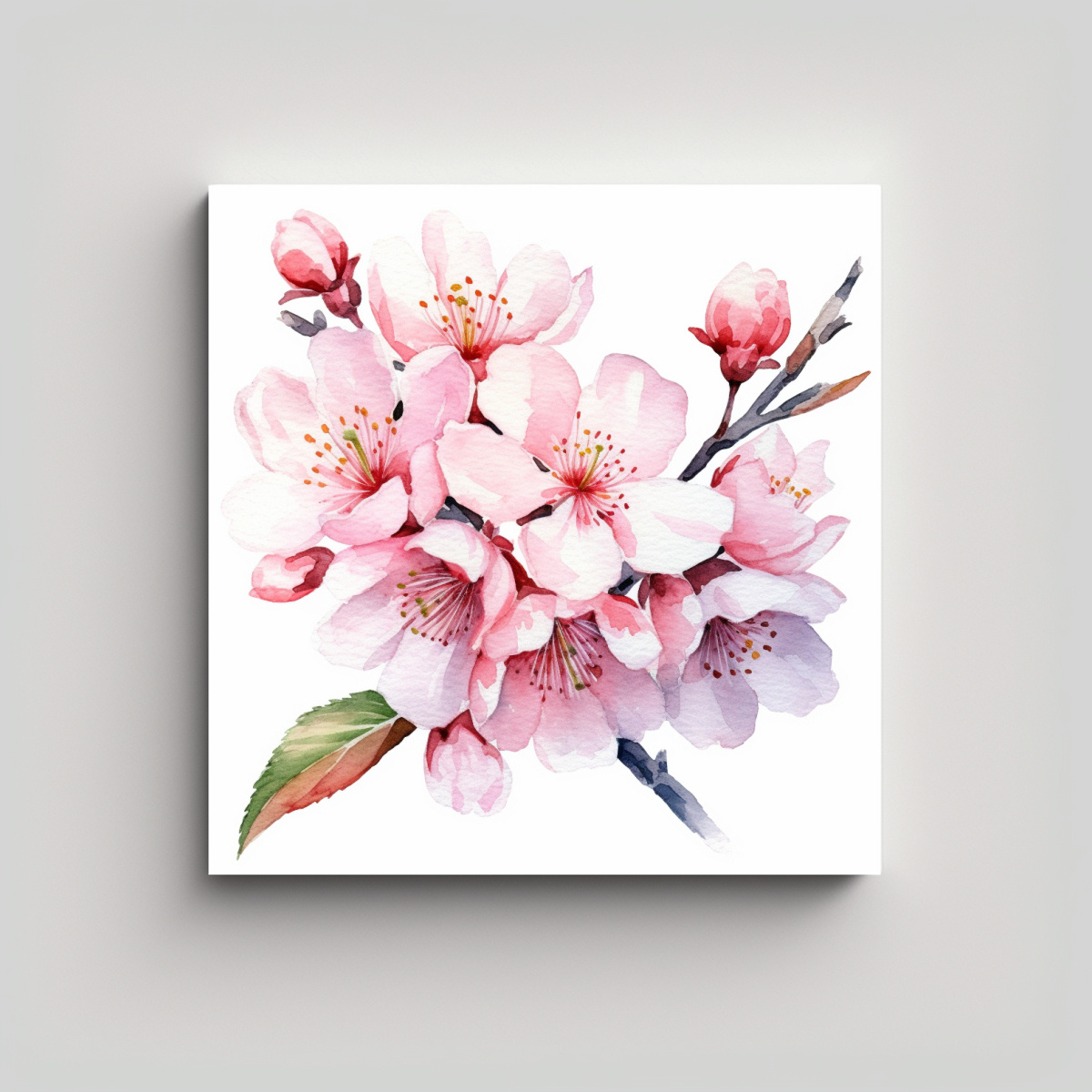 ESQUEMA DE MOVIMIENTO CANVA CON SAKURA EN 90X90 CM - 1
