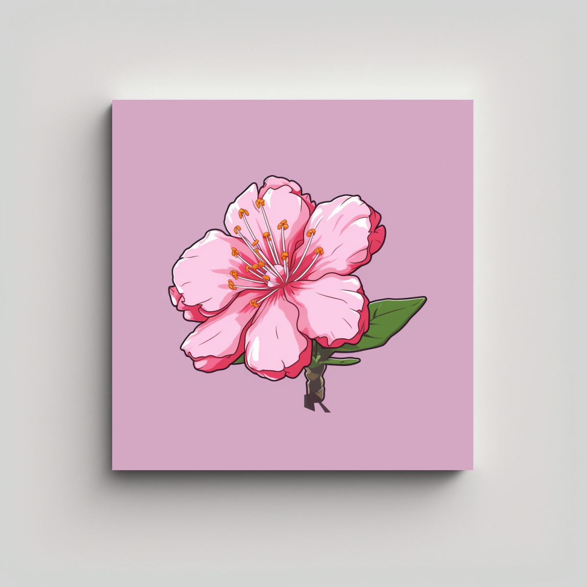 ARTE DE PARED ANIME CON IMPACTANTES COLORES Y 30X30 CM - 1