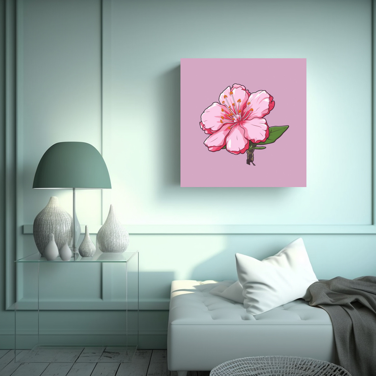 ARTE DE PARED ANIME CON IMPACTANTES COLORES Y 30X30 CM - 2