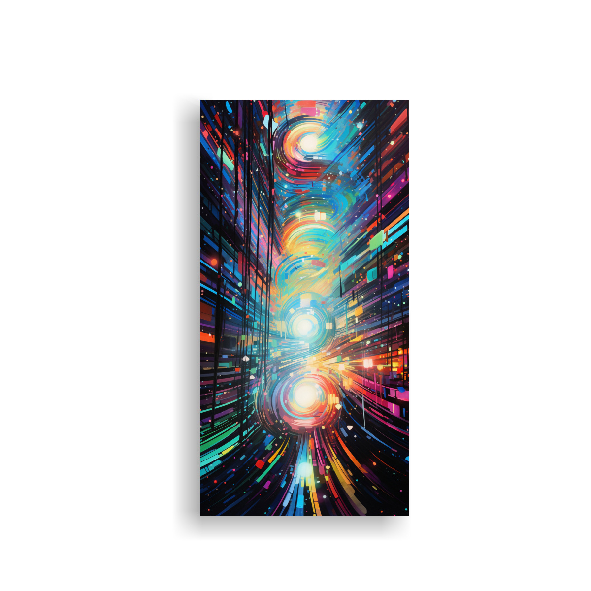 PINTURAS DECORATIVAS DE DISEÑO LUMINOSIDAD CON 40X80 CM - 1