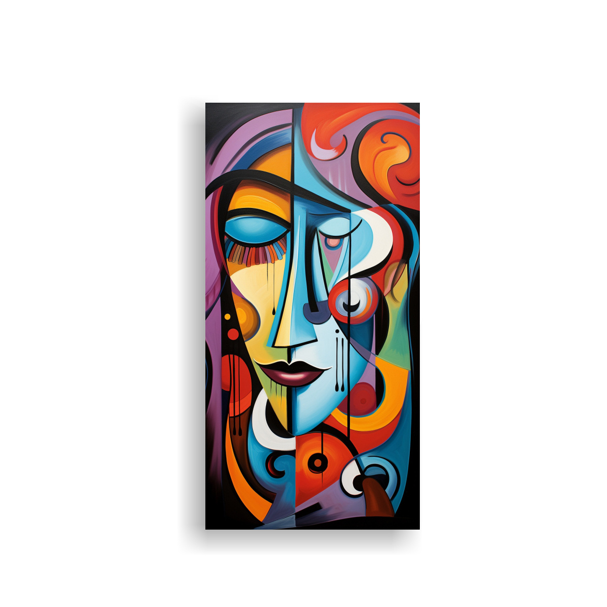 PINTURAS DECORATIVAS DE FUSIÓN ABSTRACTA DE 80X160 CM - 1