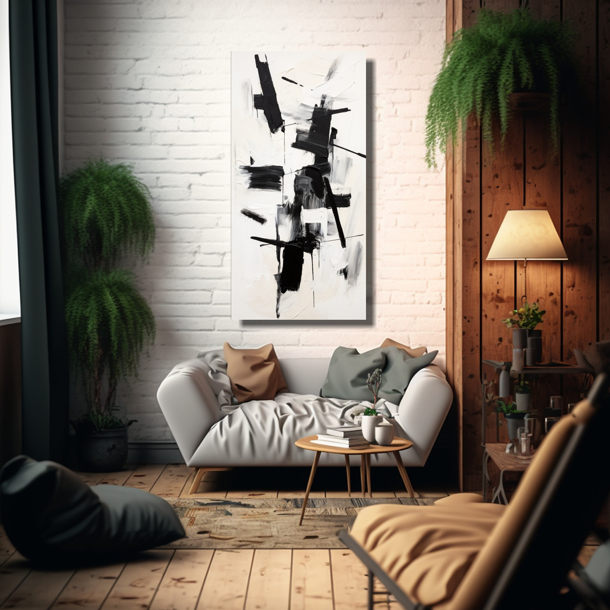 PINTURAS DECORATIVAS DE IMPACTO INTENSO DE BRUCE 40X80 CM - 2